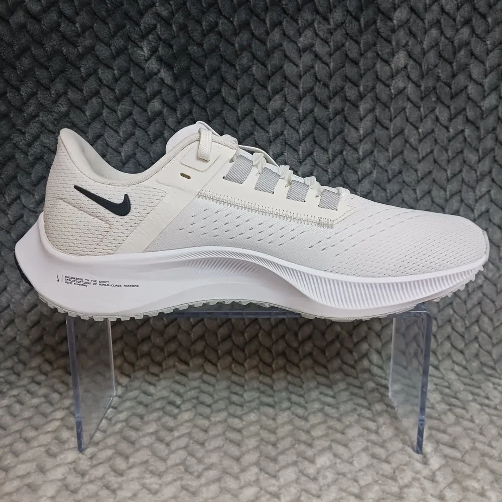 Nike Air Zoom Pegasus 38 White Black Men's Walking Running Sneakers Shoes Size 7